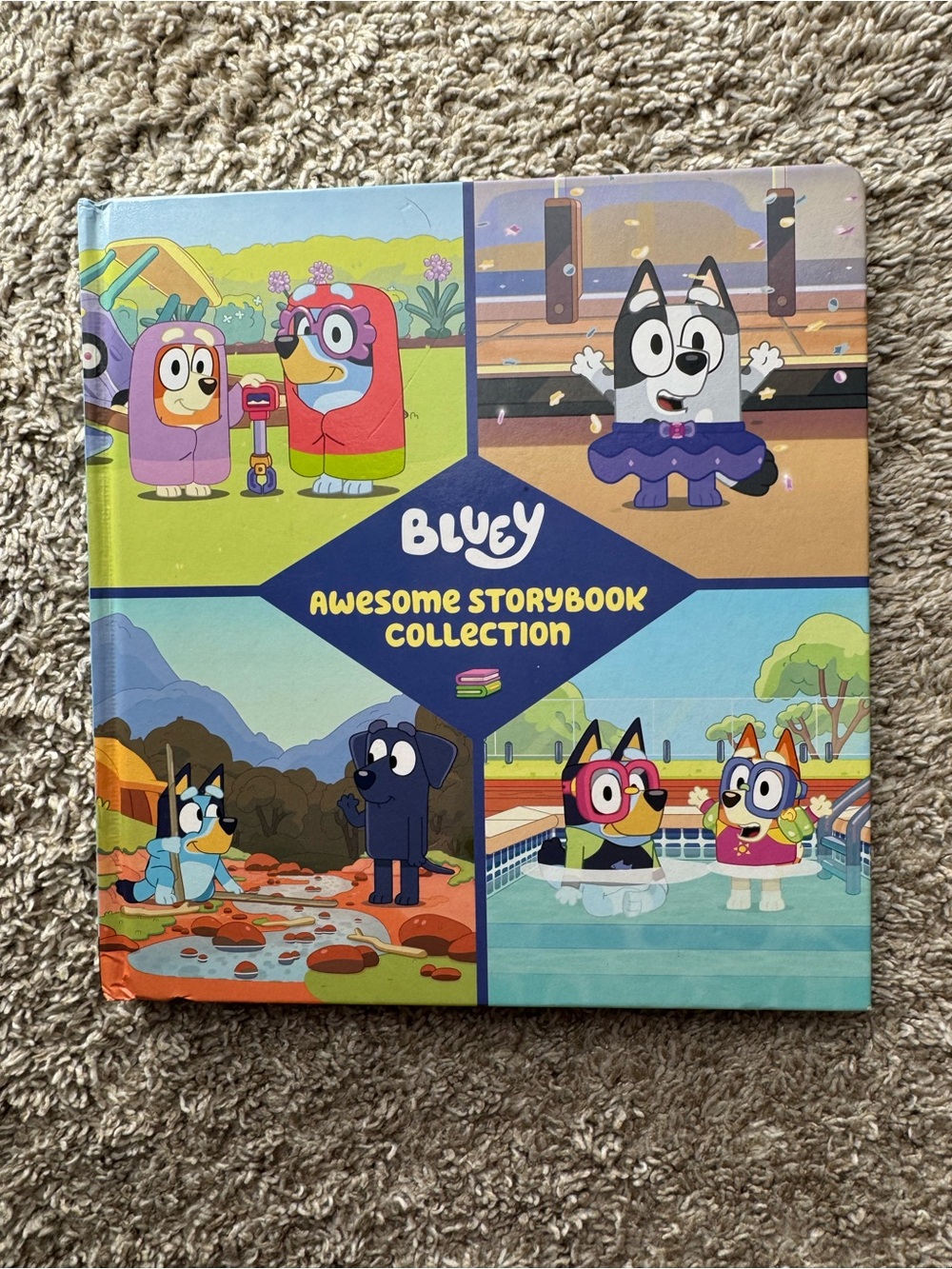 Bluey Awesome Storybook Collection 6 Stories Hardcover Kids Book 2023
